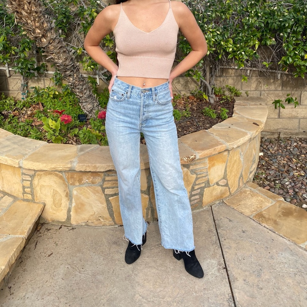 Light pink pacsun crop top